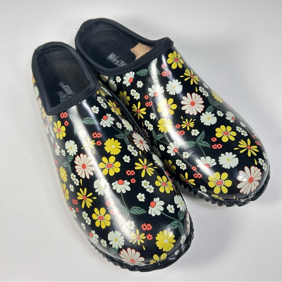Western Chief Petal Party Garden Waterproof Floral Slip-On Clogs Shoes Women’s 8 - Picture 6 of 14